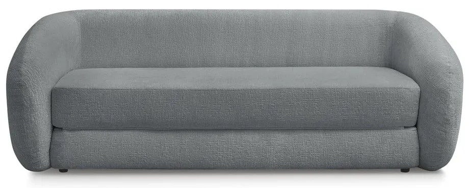 Sötétszürke zsenília kinyitható kanapé 228 cm Neyo – Bobochic Paris