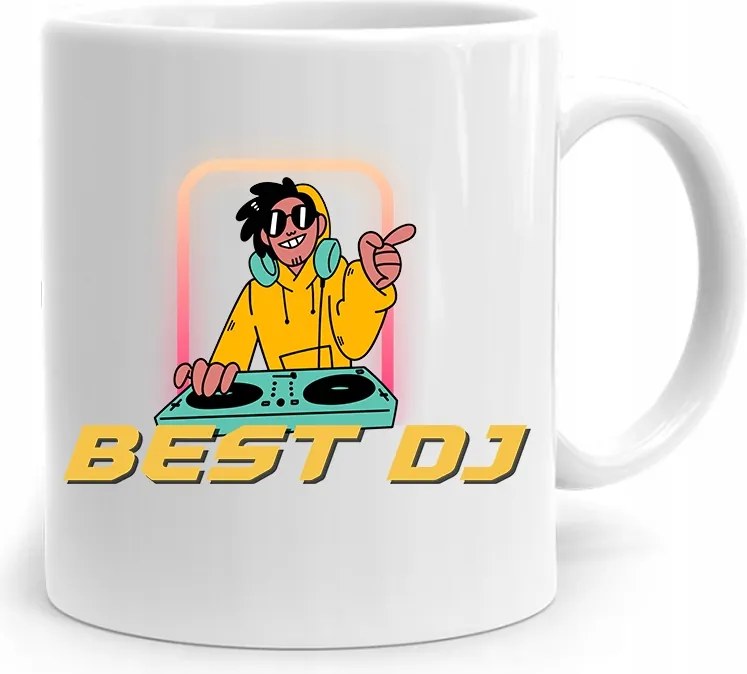 Dja Zene Bögre Best Dj Ajándék nyomtatott fényképpel