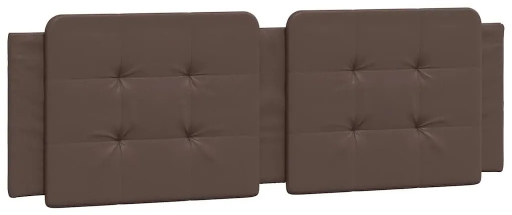 barna műbőr fejtámla párna Zadar 160 cm