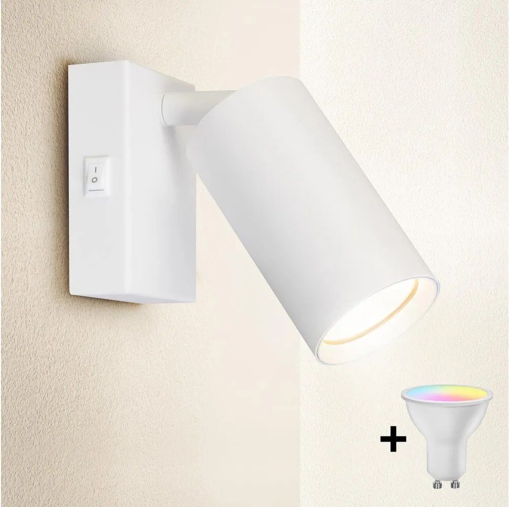 Brilagi - LED dimmelhető fali spotlámpa SELE 1xGU10/6W/230V fehér