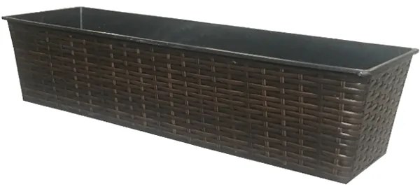PRAKTIKER KASPÓ MŰANYAG 60X19X14 CM FONOTT HATÁSÚ HOSSZÚKÁS