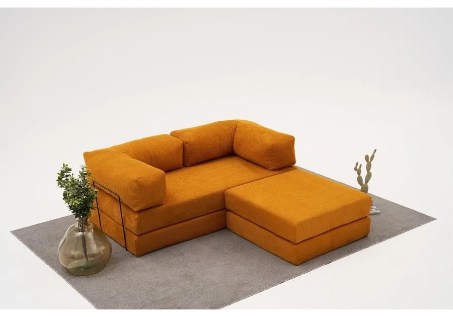 Sarokkanapé Comfort Mini - Narancssárga