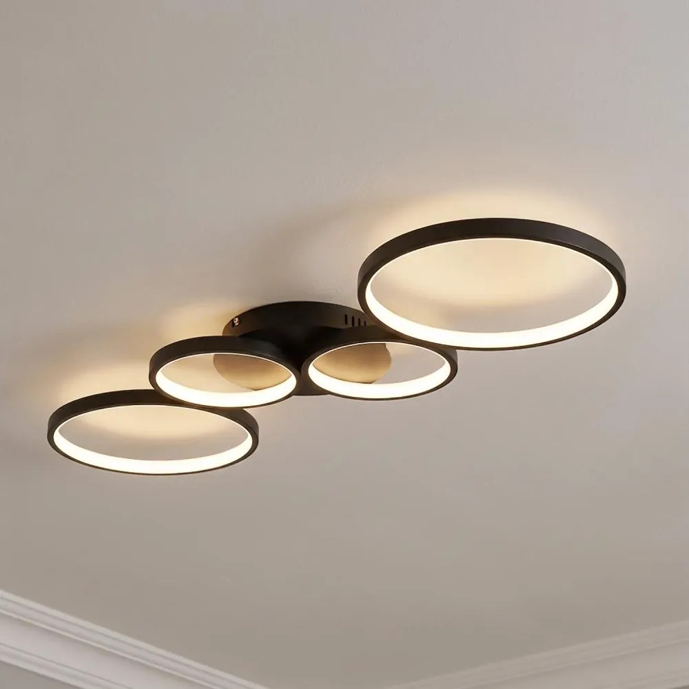 BRILAGI - LED mennyezeti lámpatest ECHO LED/40W/230V 4000K 32x90 cm fekete