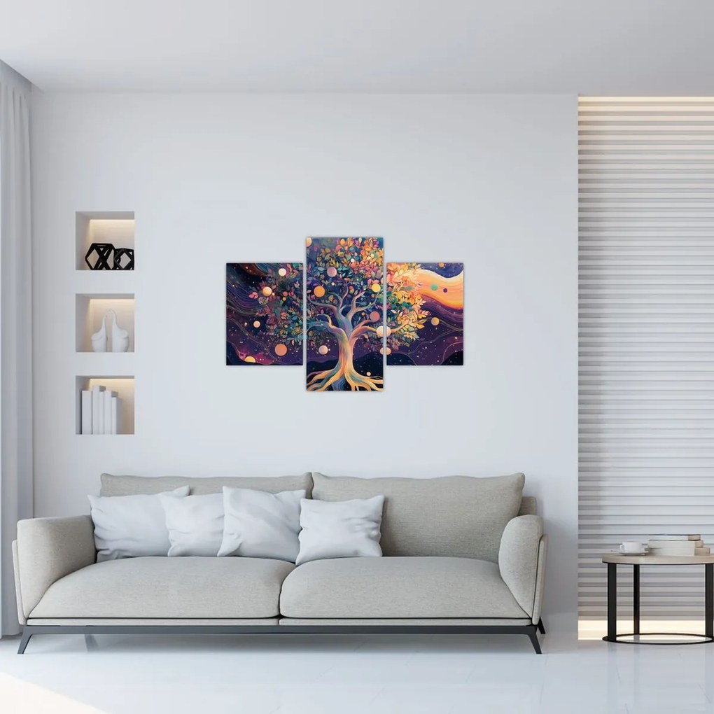 Kép – Lila fa tele energiával (90x60 cm)