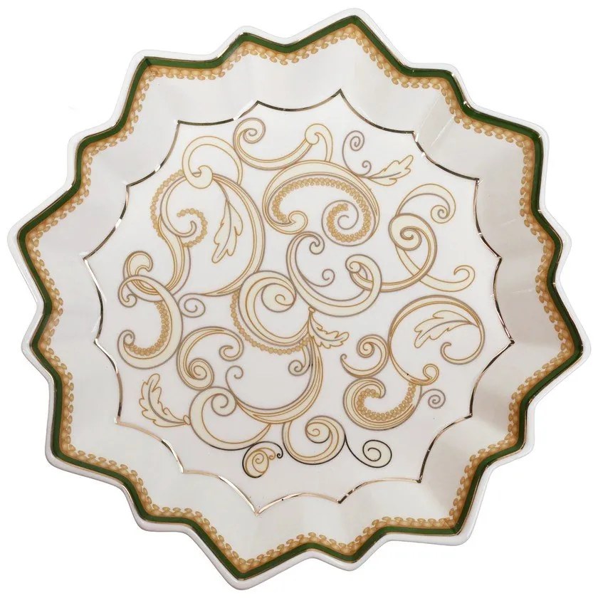 Fehér porcelán tányér ø 23,5 cm Vassoio - Brandani