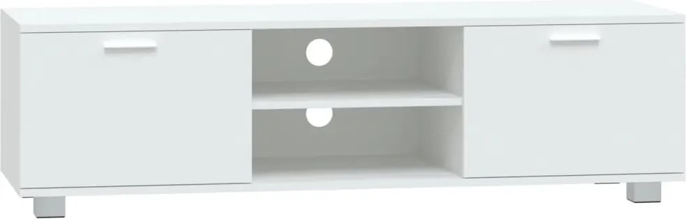 vidaXL fehér szerelt fa TV-szekrény 140 x 40,5 x 35 cm