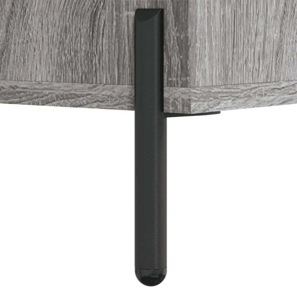 szürke sonoma színű szerelt fa TV-szekrény 102 x 36 x 50 cm