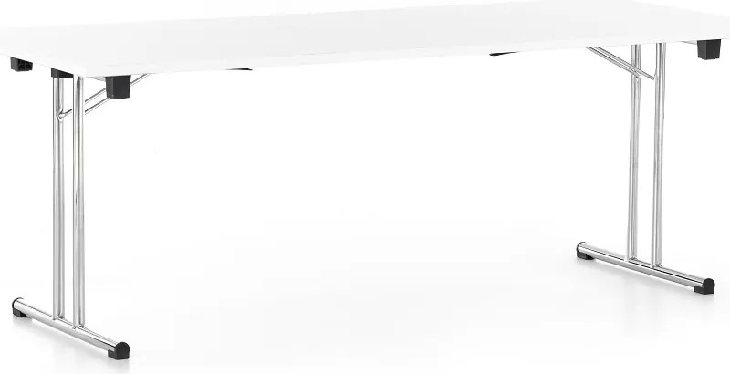 Összecsukható asztal 200 x 80 cm, fehér