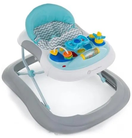 PETITE&MARS - Bébikomp dallammal MONTY kék