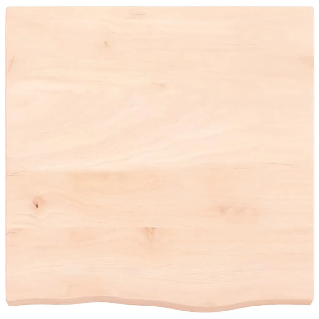kezeletlen tömör tölgyfa fali polc 60x60x(2-6) cm