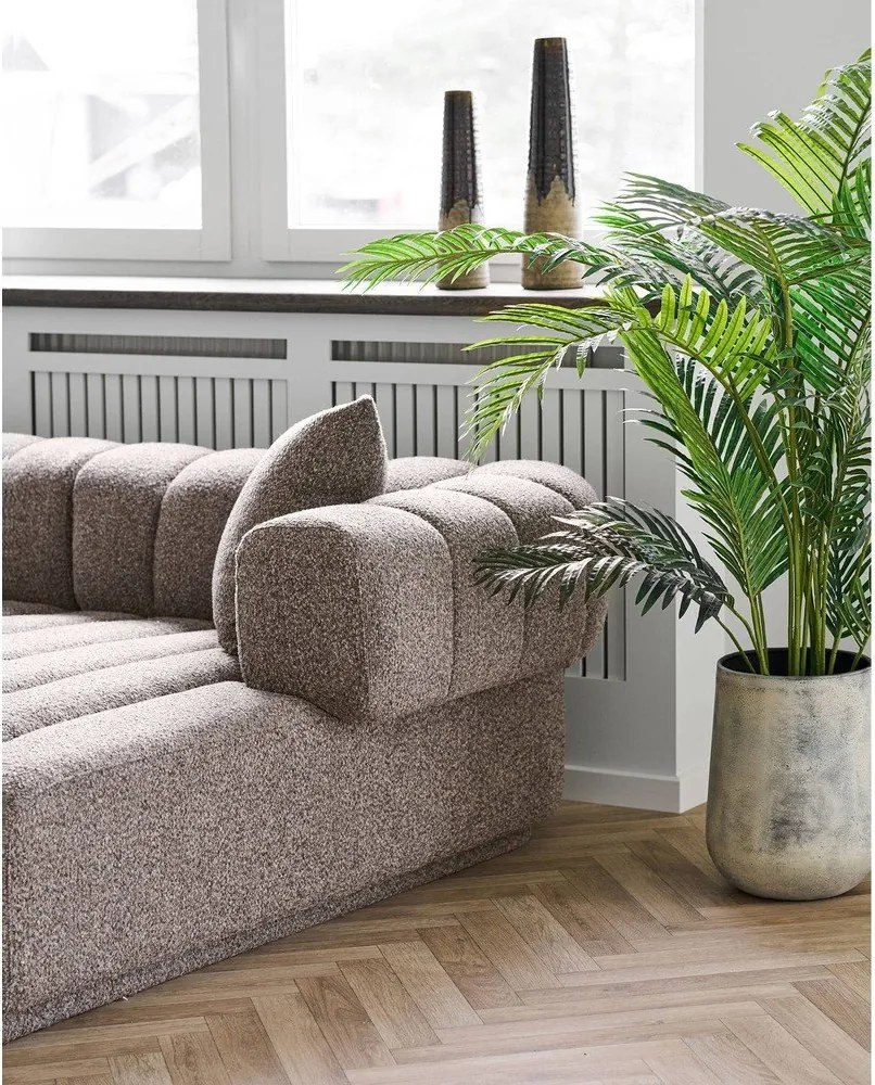 Barna kerámia magas váza (magasság 39 cm) – House Nordic