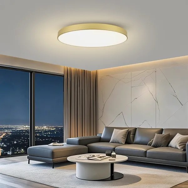 Brilagi-LED mennyezeti lámpatest POOL LED/128W/230V 3000/4000/6000K Ø 100 cm arany