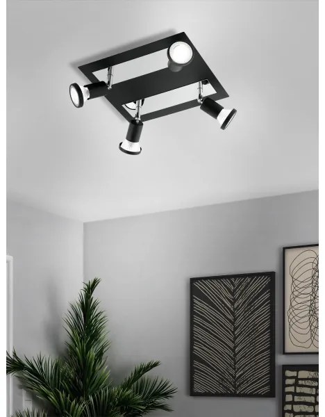 Eglo 94966 - LED Spotlámpa SARRIA 4xGU10-LED/5W/230V