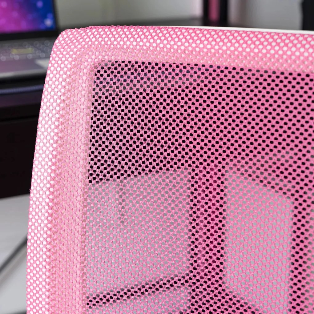 Irodai Forgószék Rózsaszín Színben. NATE