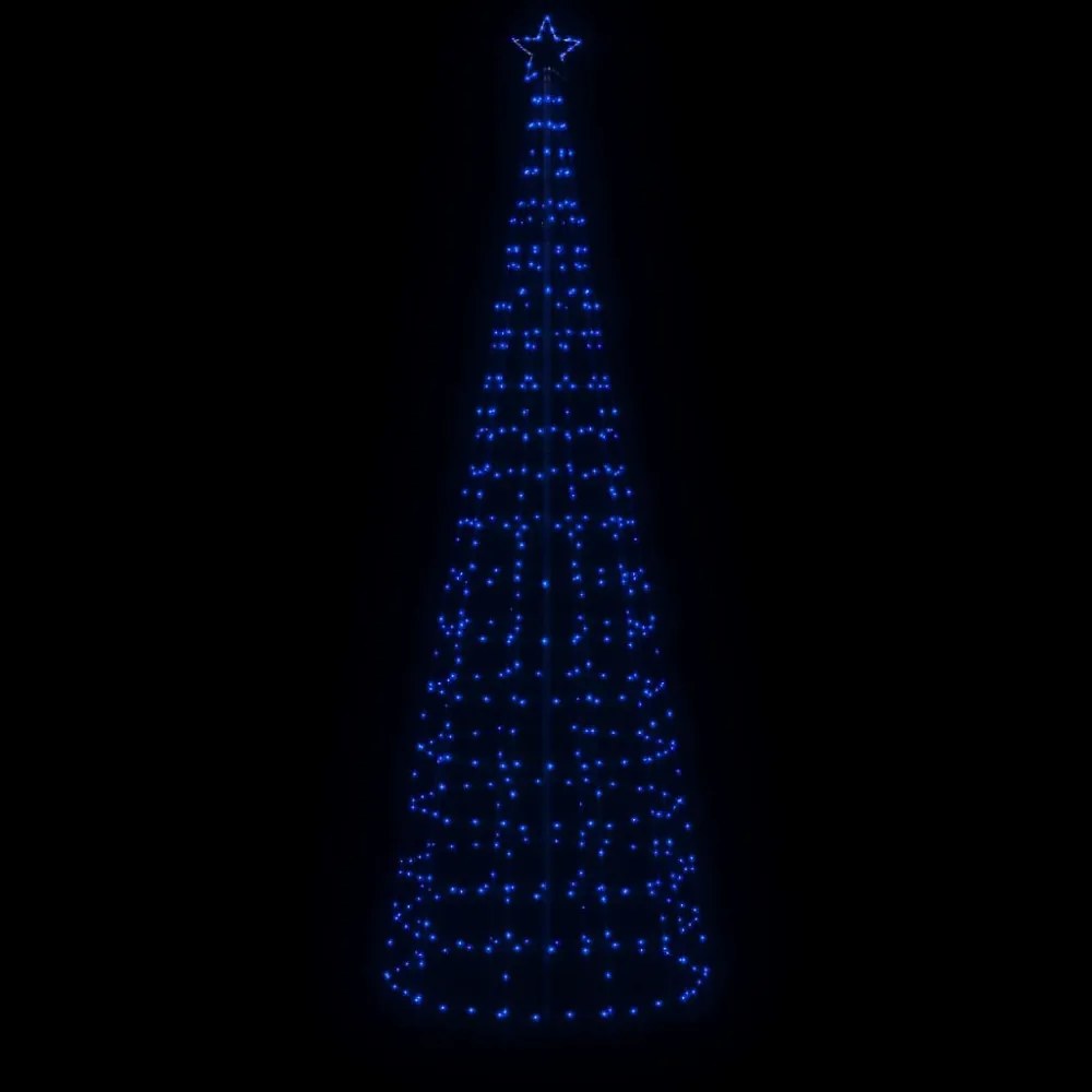 kék LED karácsonyfa tüskékkel 570 LED 300 cm