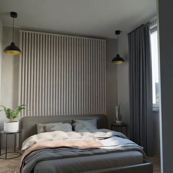 Csillár zsinóron SVEN 1xE27/15W/230V fekete/arany