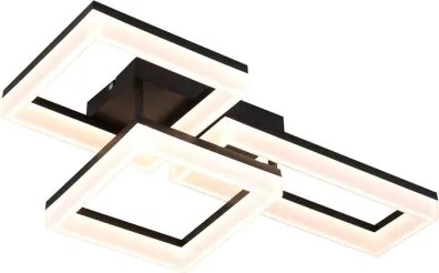 Searchlight 28612BK - LED dimmelhető mennyezeti lámpa WALL ART II LED/30W/230V 32x60 cm