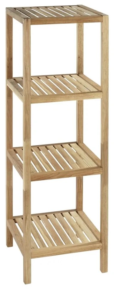 Natúr színű diófa fürdőszobai polcos állvány 36x112 cm Norway – Wenko