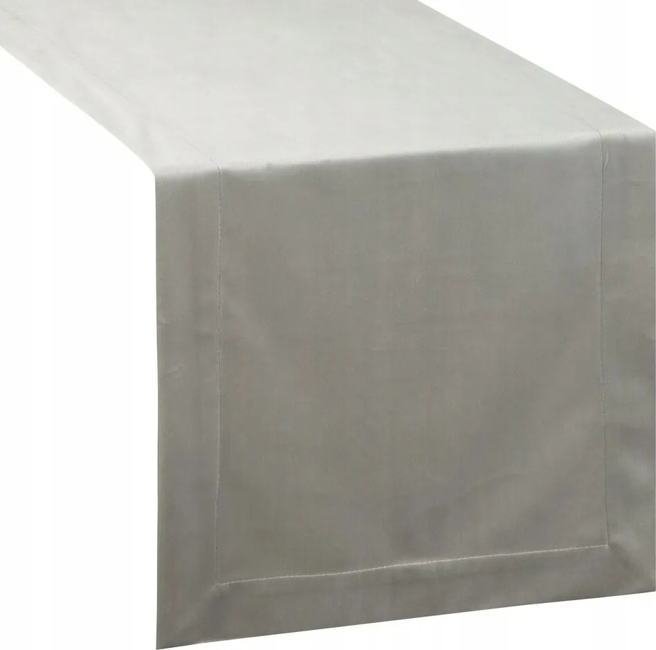 Asztalterítő Melinda 40x140 ezüst díszléc glamour dekoratív