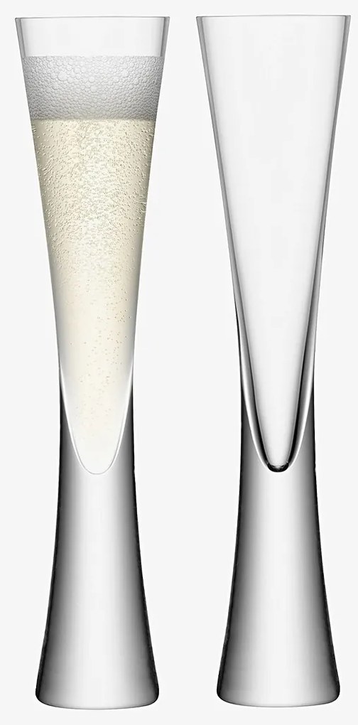 Moya pezsgőspohár, 170 ml, átlátszó, 2 db-os készlet - LSA International