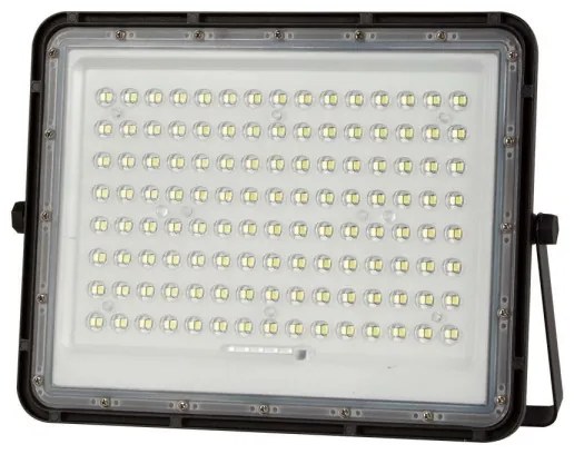 LED kültéri napelemes reflektor 20W, 3,2V, 4000K, fekete + távirányító