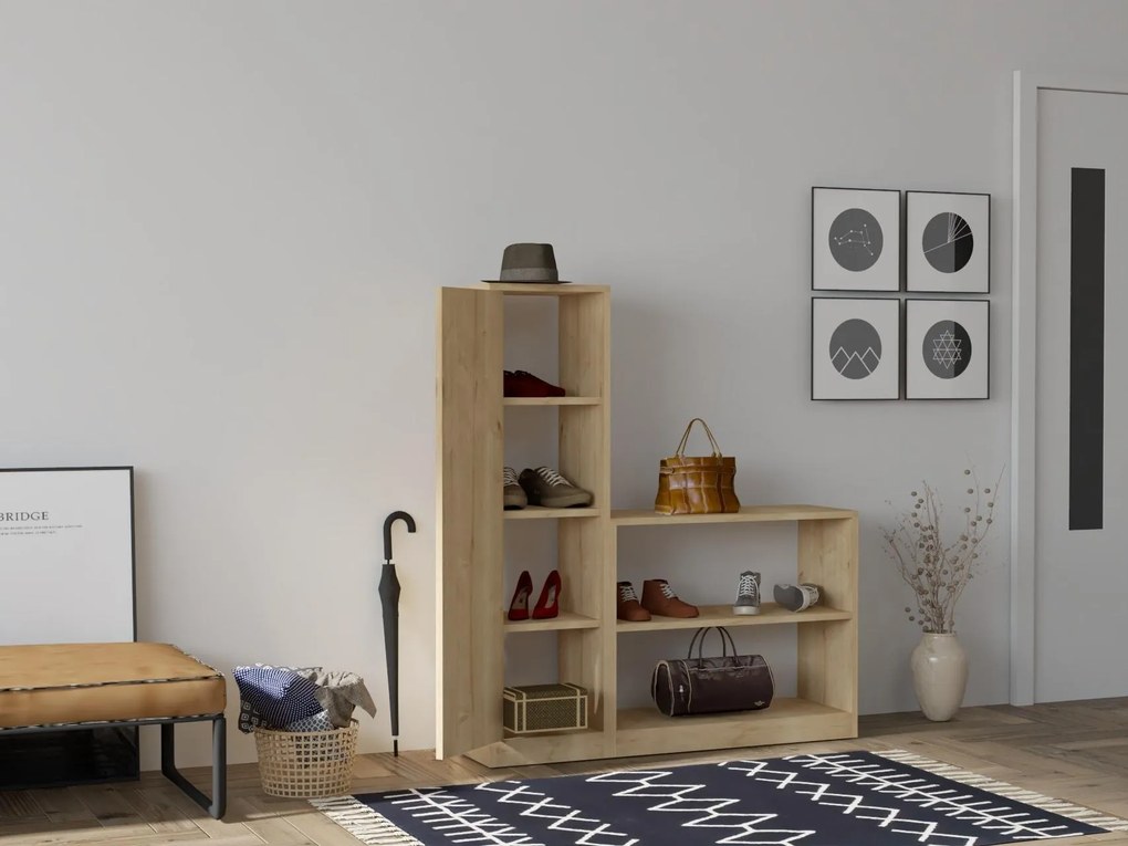 Cipőtároló Musuku 3 (zafír tölgy) . 1094571