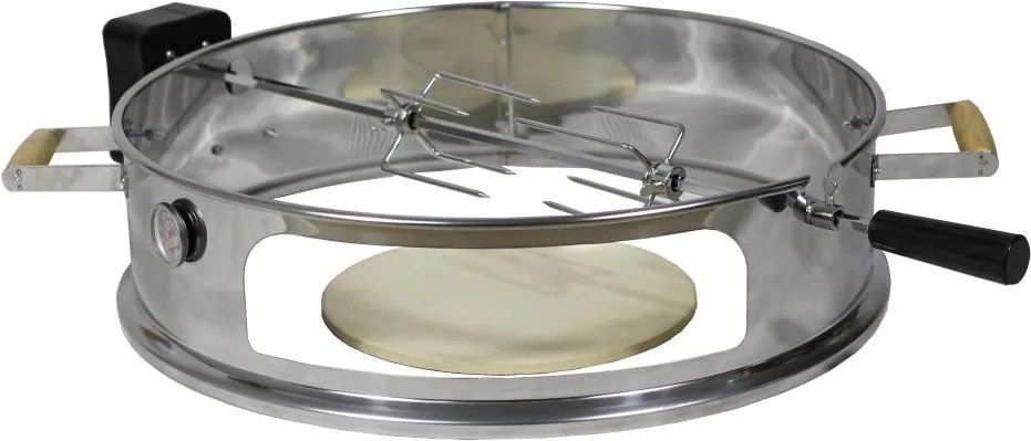 FORNO Grilltű tartóval és pizza kemence bográcsos grillekre