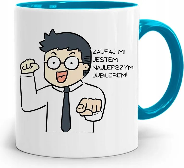 Ékszerésznek Kék Bögre Bízz Bennem Ajándék fényképes nyomattal