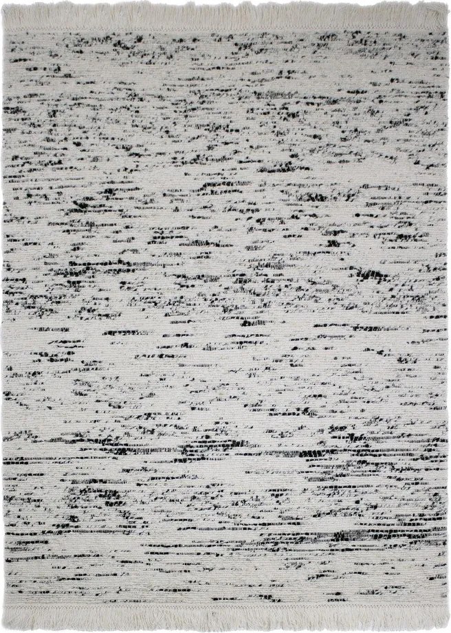 Szürke-elefántcsont színű kézi szövésű gyapjú szőnyeg 140x200 cm Ellsa – Flair Rugs