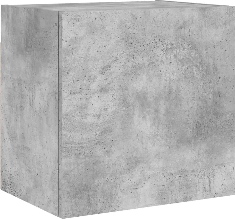 vidaXL betonszürke szerelt fa fali TV-szekrény 40,5 x 30 x 40 cm