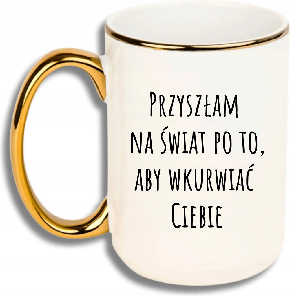 Bögre Nagy Fehér Arany Rant Vicces Ajándék Jött A Világra