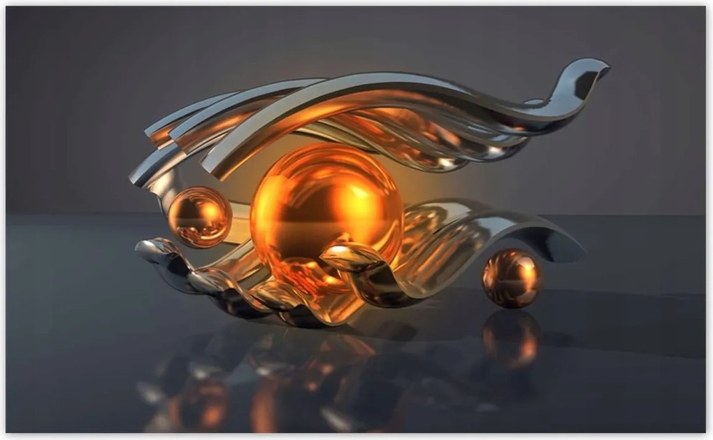 Fotótapéták 416x254 Absztrakt Golyók a kézben