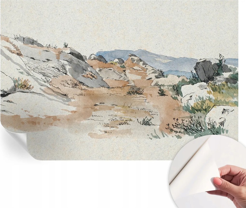 Design fali fotótapéta öntapadós szikla tájkép 104x70 cm