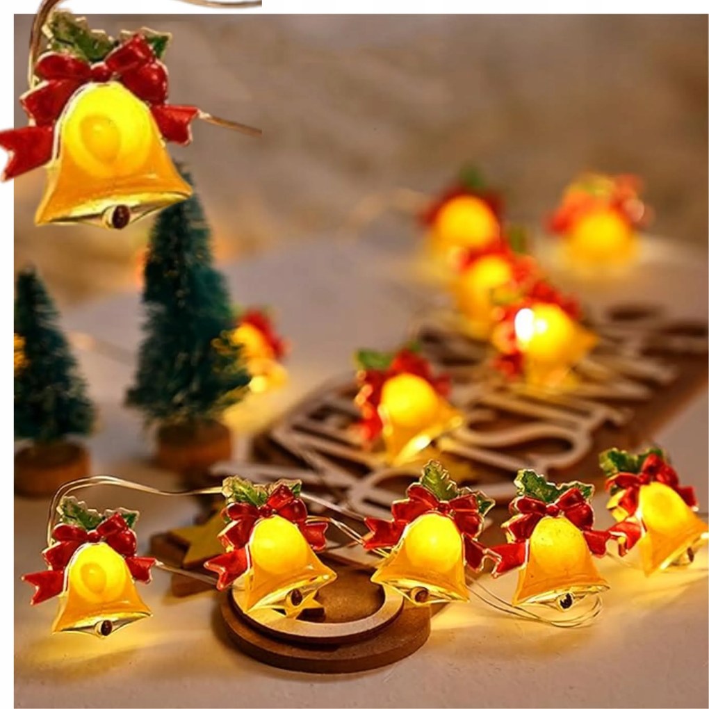 LED-es karácsonyfa lámpák Karácsonyi fények Karácsonyi dekoráció Díszek