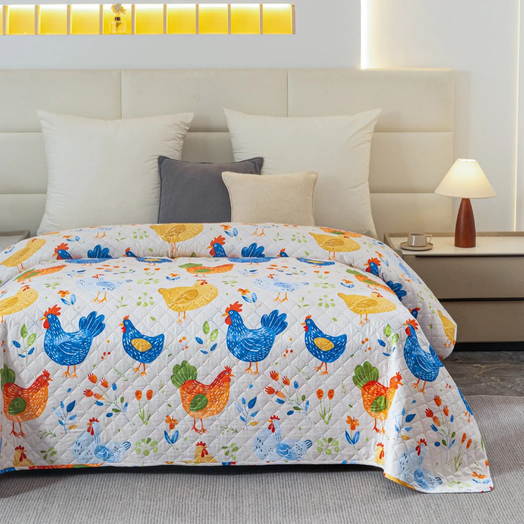 Ágytakaró HENRIETTA, színes Méret: 170 x 210 cm