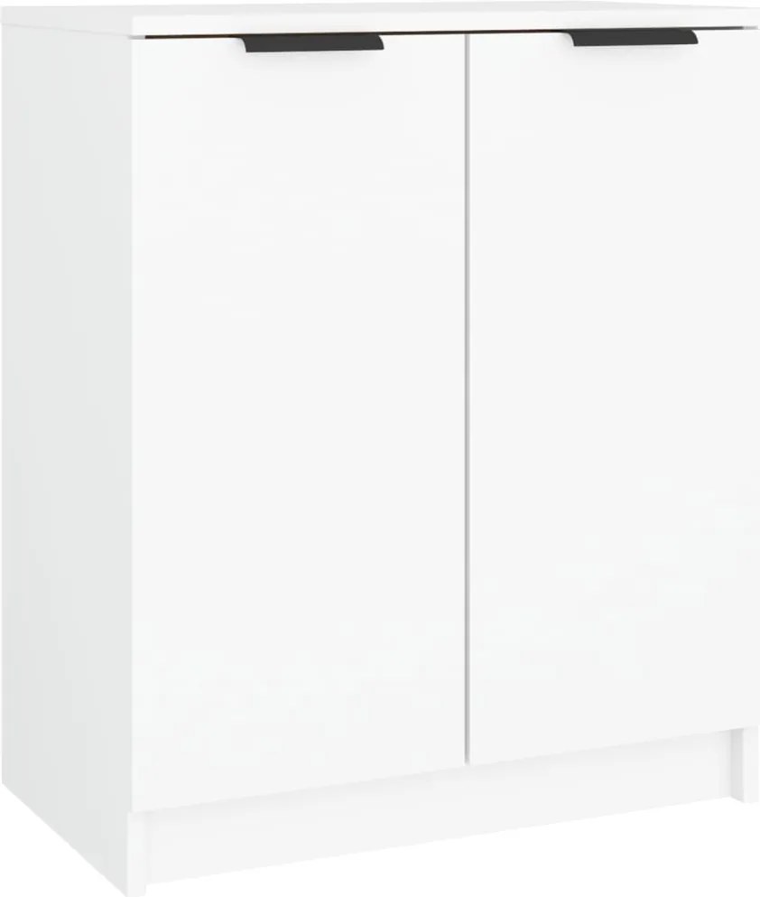 vidaXL füstös tölgyszínű szerelt fa cipősszekrény 59 x 35 x 70