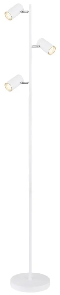 Globo 57910SW - Állólámpa ROBBY 3xGU10/5W/230V fehér 57910SW
