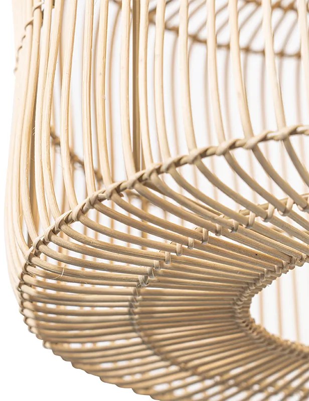 Keleti függőlámpa rattanból 45 cm - Maud