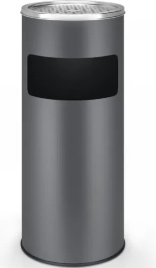 Szemeteskuka hamutartóval 30 L antracit