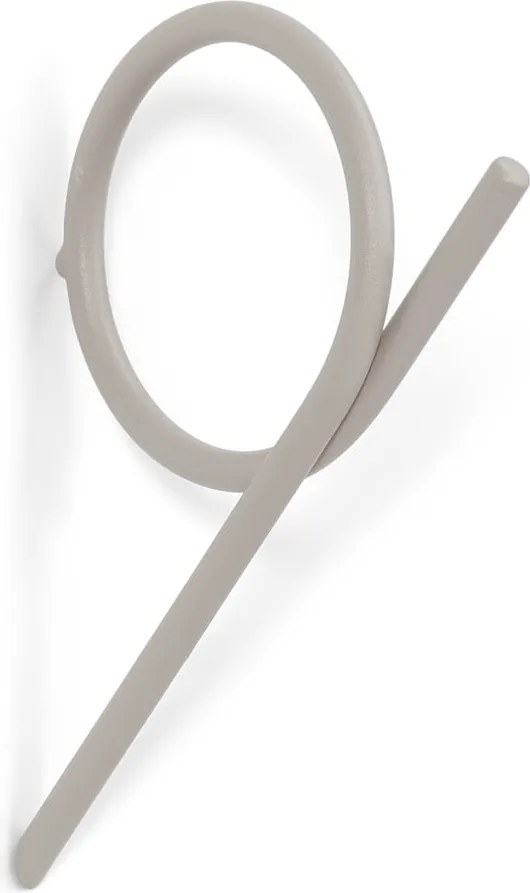 Szürkésbarna fali fém akasztó Tuba L – Spinder Design