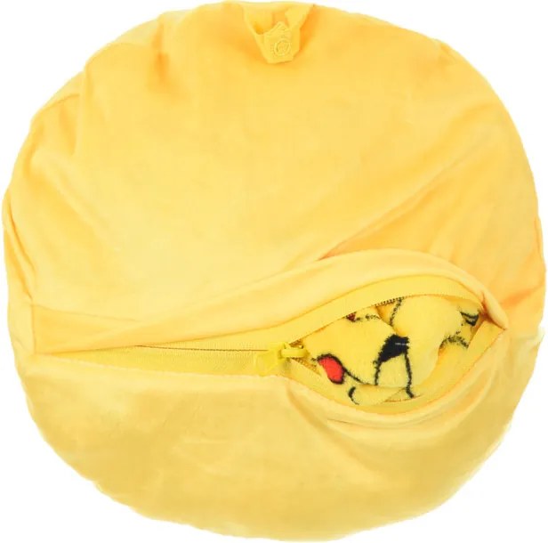Pokémon Pika belebújós plüss polár takaró, poncsó 4-10 év