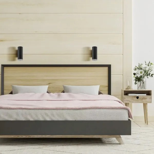 Fürdőszobai fali spotlámpa TURYN 1xGU10/10W/230V IP44 fekete