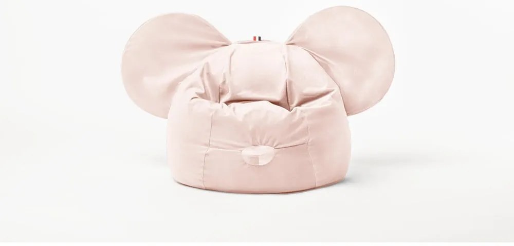 Világos rózsaszín gyerek babzsák Ears – The Brooklyn Kids