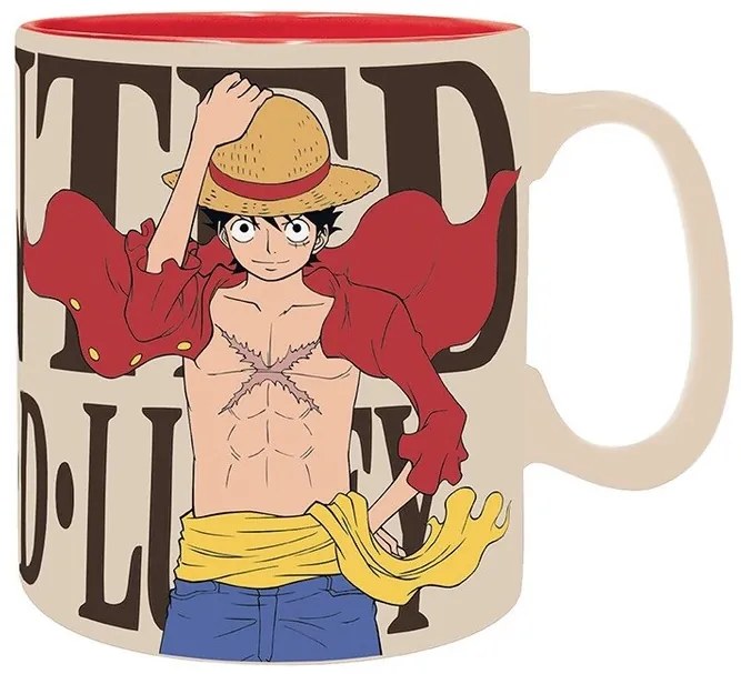 Bögre One Piece - Luffy & Wanted