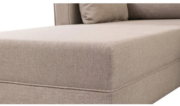 L-alakú sarokkanapé KORFU krémszínű balos