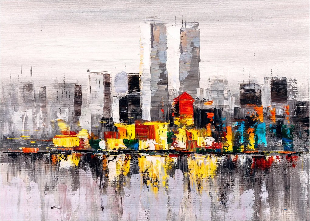 Kép - A nagyváros festménye (70x50 cm)