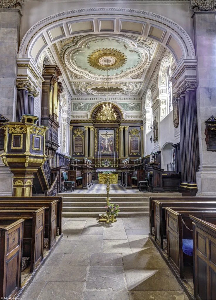 Poszter 20,5x28,4cm Mindenszentek templom, Assaf Frank