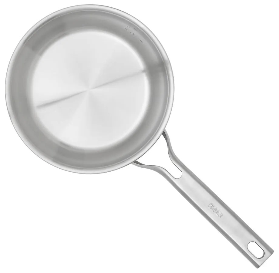 Indukciós tűzhelyhez alkalmas rozsdamentes acél edény fedővel 1,5 l Lucca 3.0 – FABINI