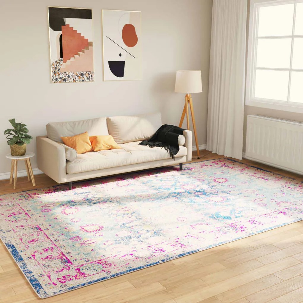 többszínű mosható csúszásgátló szőnyeg 190 x 300 cm