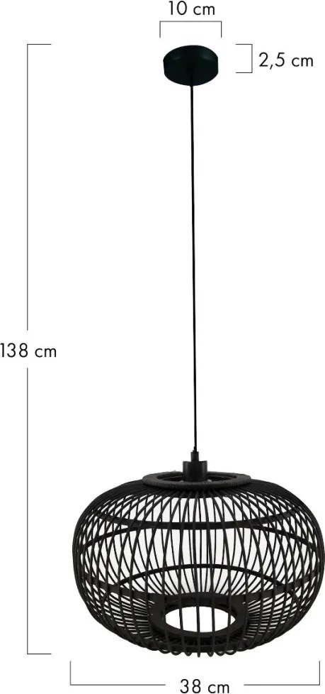 Dijk BAMBOO 55715-074 Függőlámpa 1x40W/E27 IP20